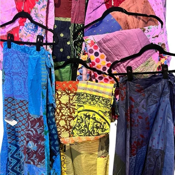 patchwork wrap skirts available by request - Picture 3 of 3